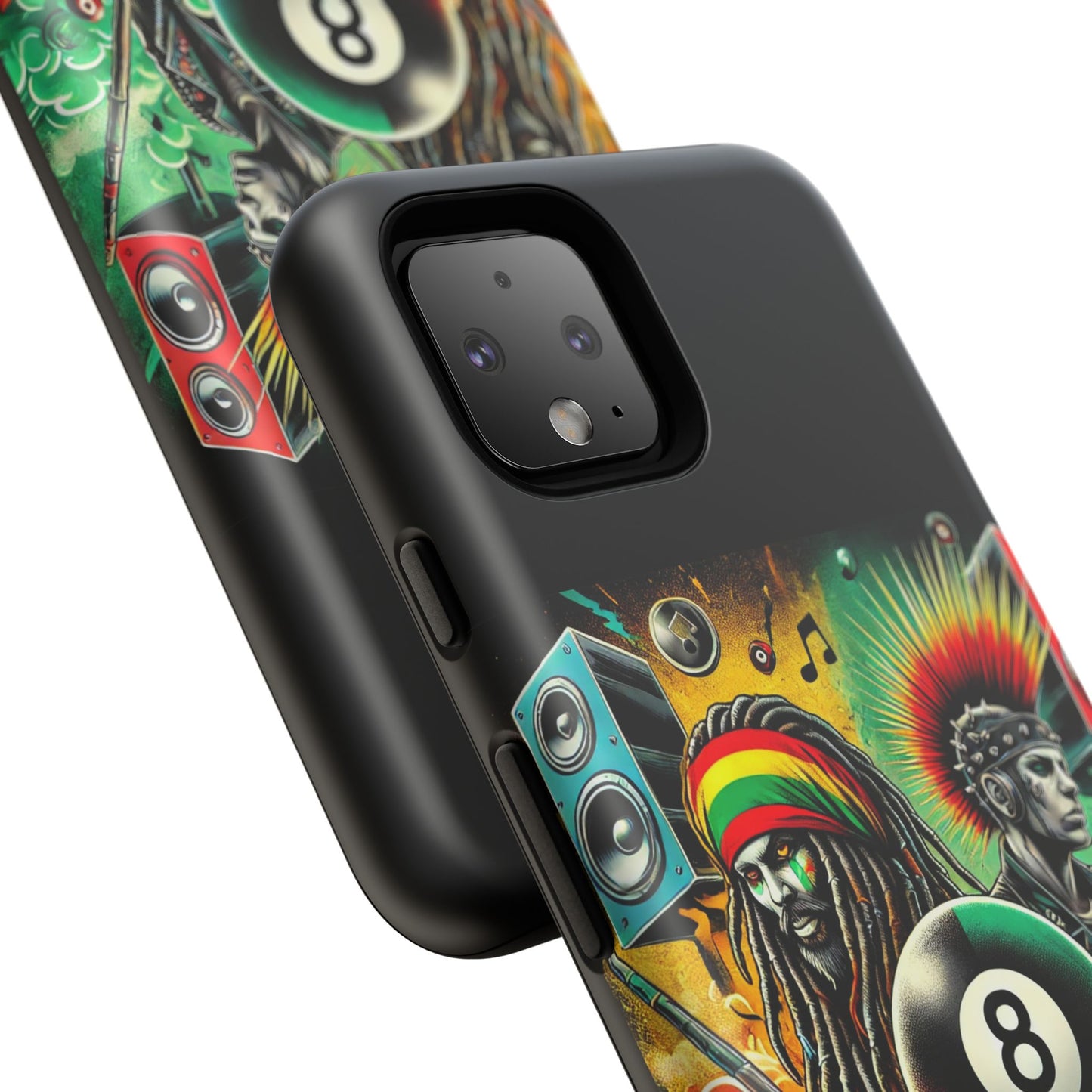 Reggae-Inspired Tough Phone Case - Disruptarian Design