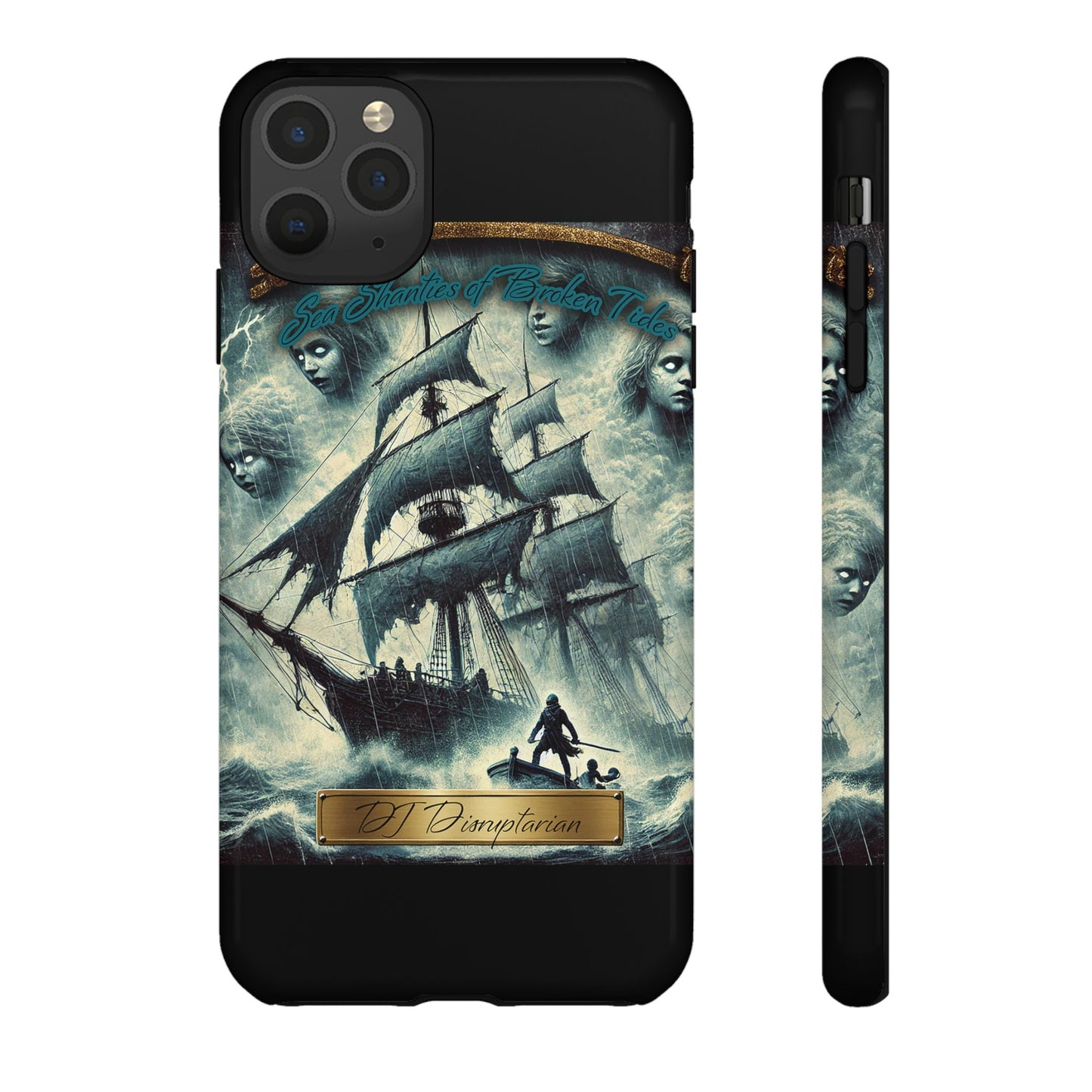 Phone Cases - DJ Disruptarian 'Sea Shanties of Broken Tides' Album Merch