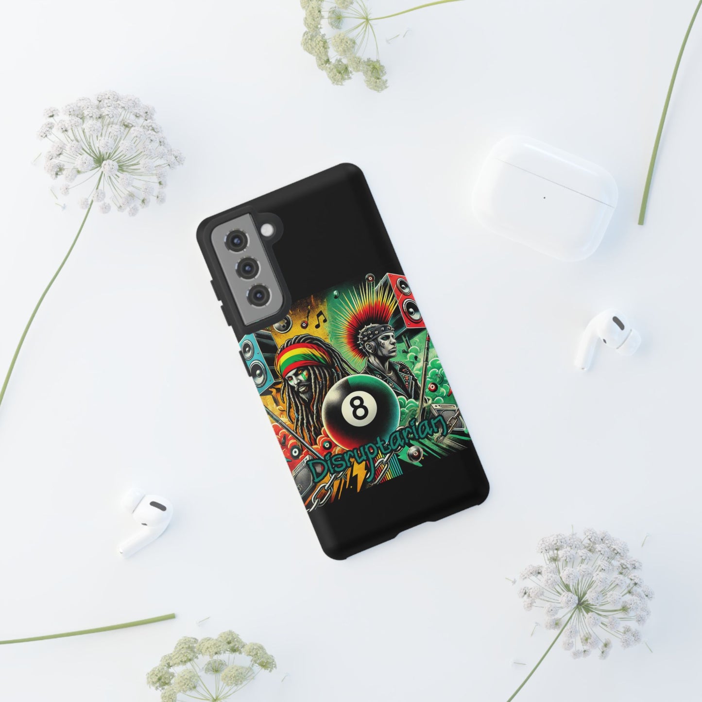 Reggae-Inspired Tough Phone Case - Disruptarian Design