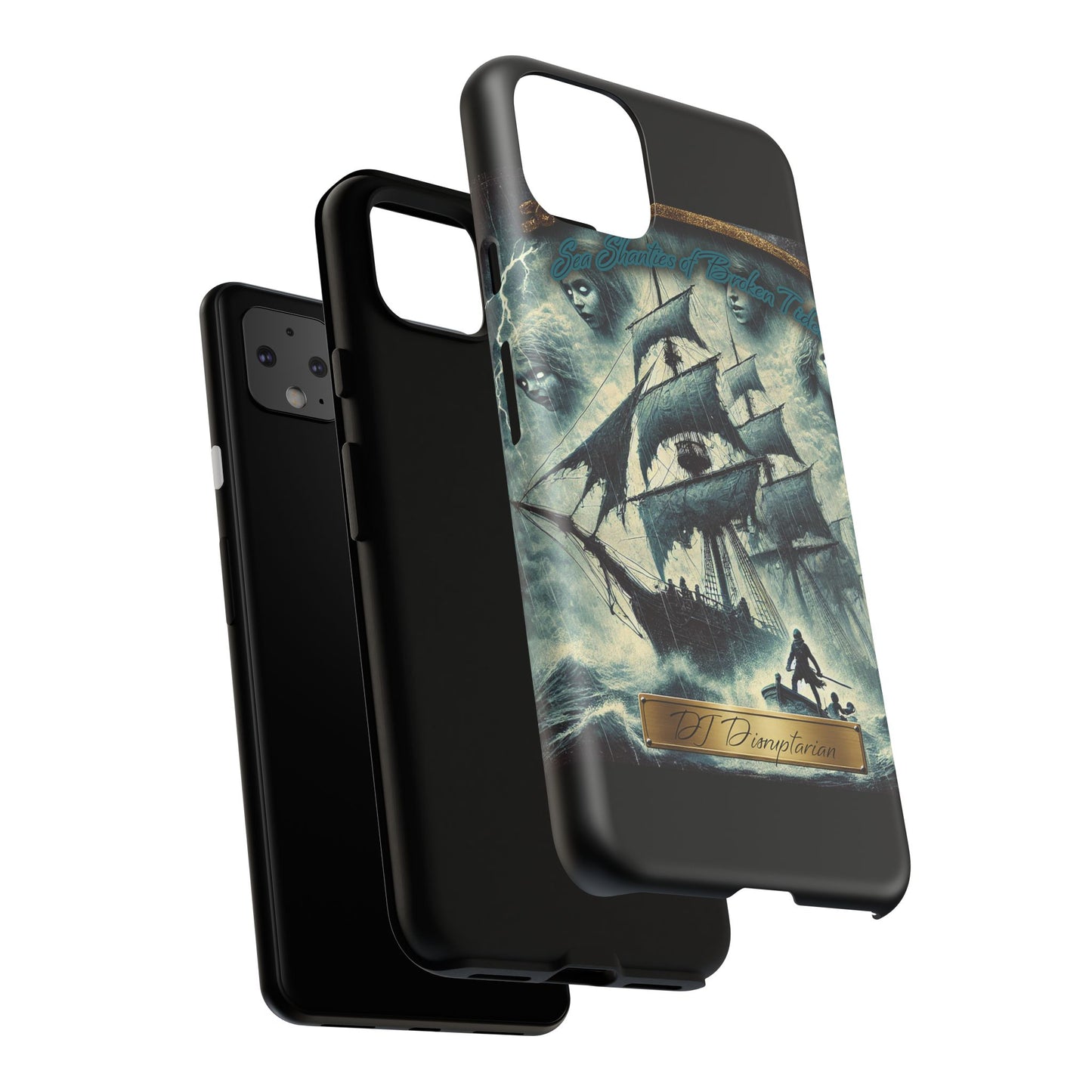 Phone Cases - DJ Disruptarian 'Sea Shanties of Broken Tides' Album Merch