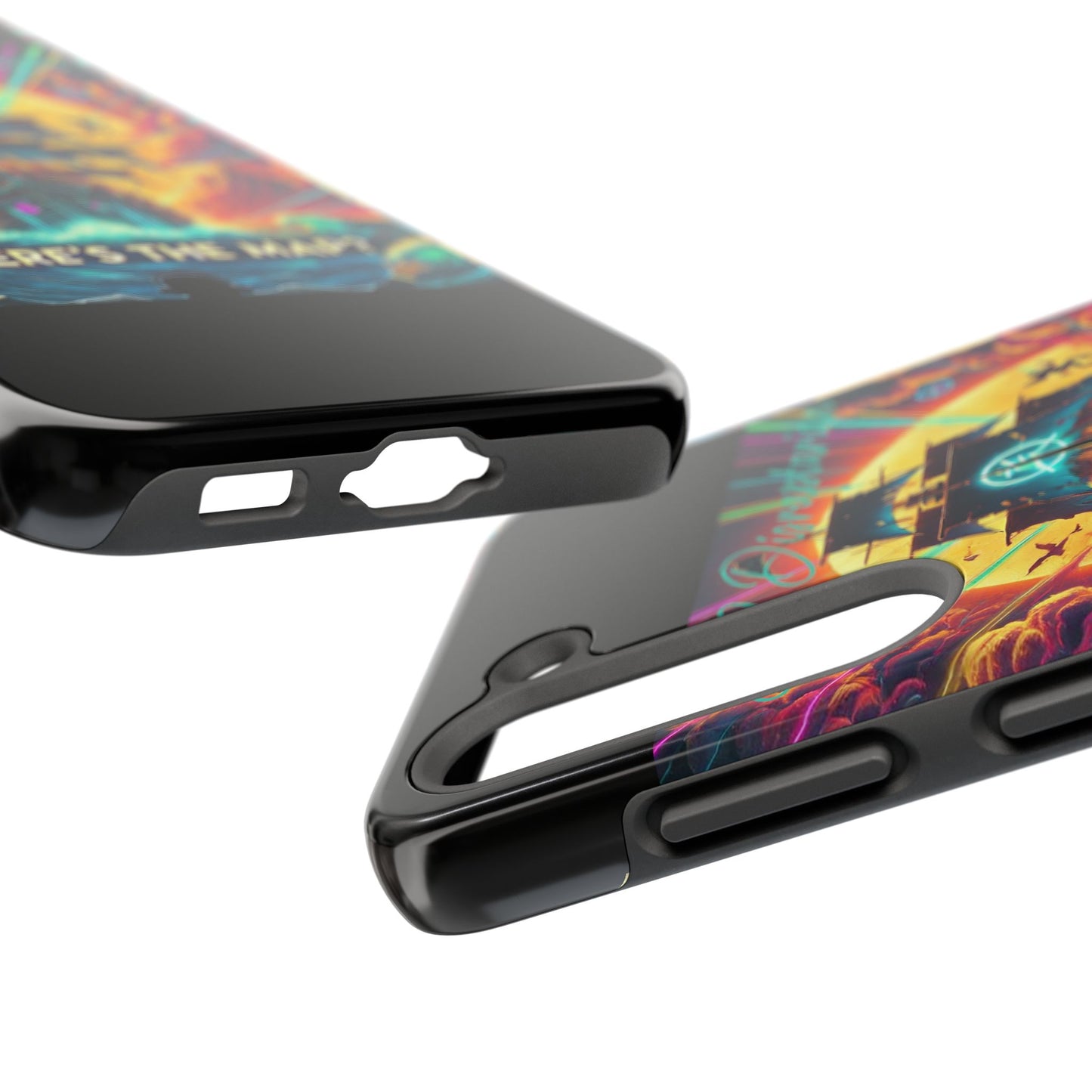 Phone Case - 'Where's The Map' DJ Disruptarian Album Pirate Ship Design