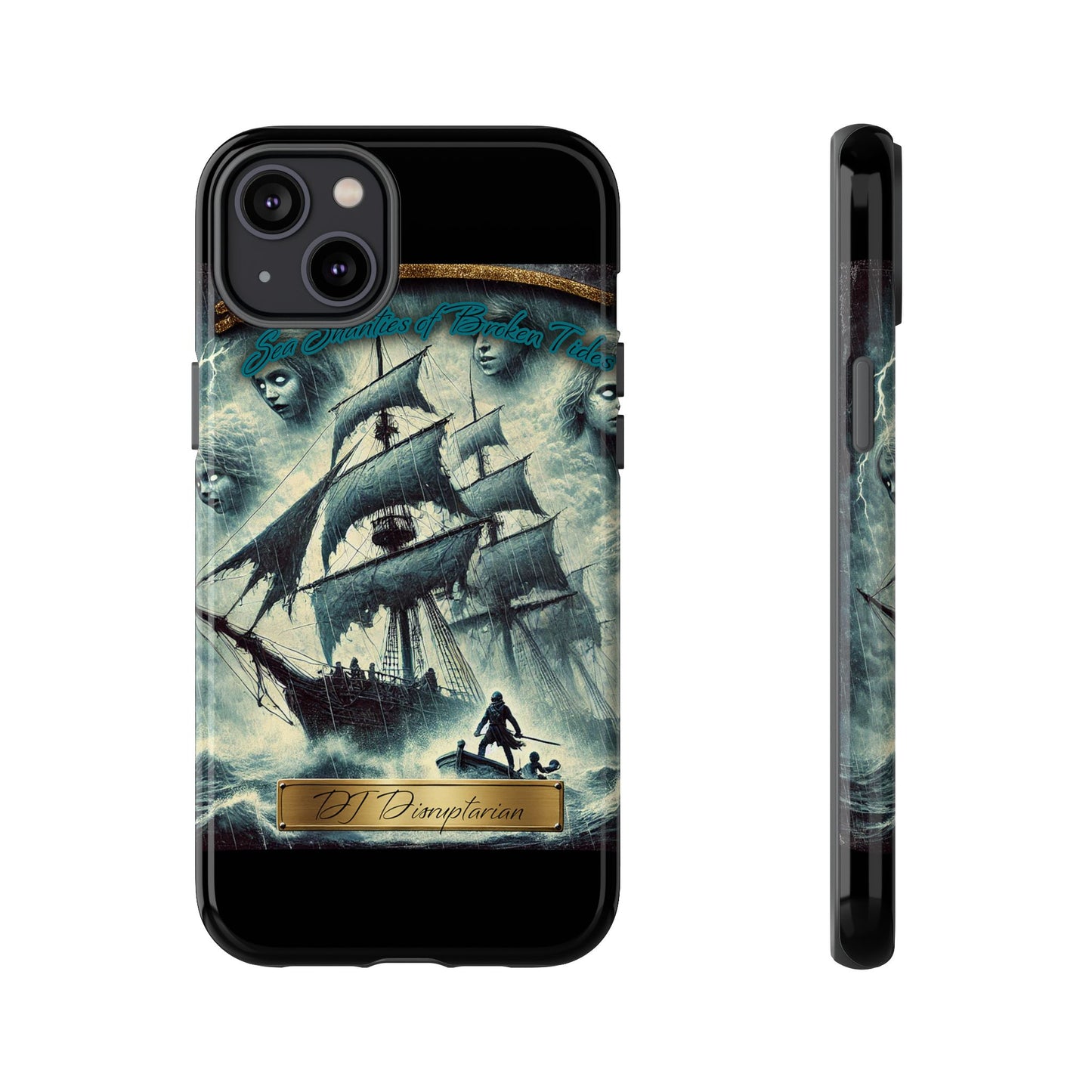 Phone Cases - DJ Disruptarian 'Sea Shanties of Broken Tides' Album Merch