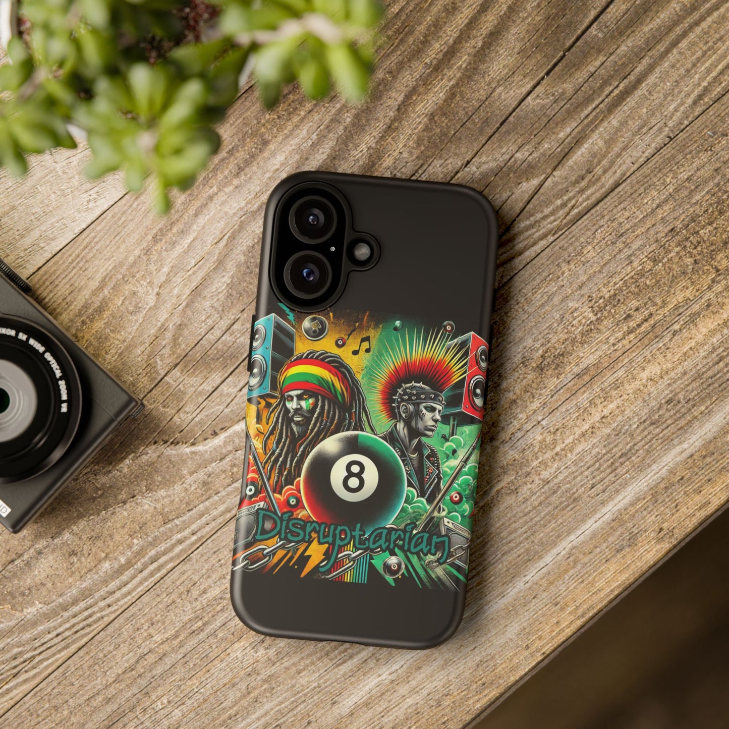 Reggae-Inspired Tough Phone Case - Disruptarian Design