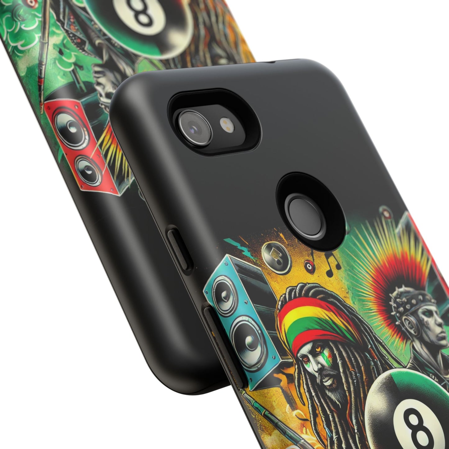 Reggae-Inspired Tough Phone Case - Disruptarian Design