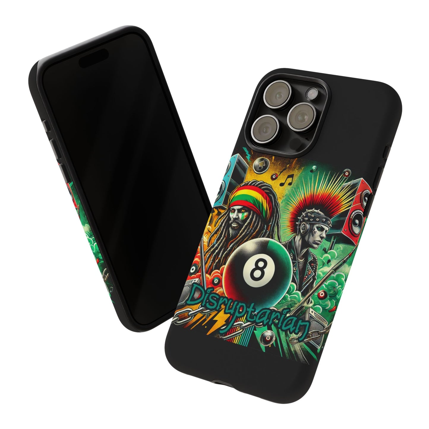 Reggae-Inspired Tough Phone Case - Disruptarian Design