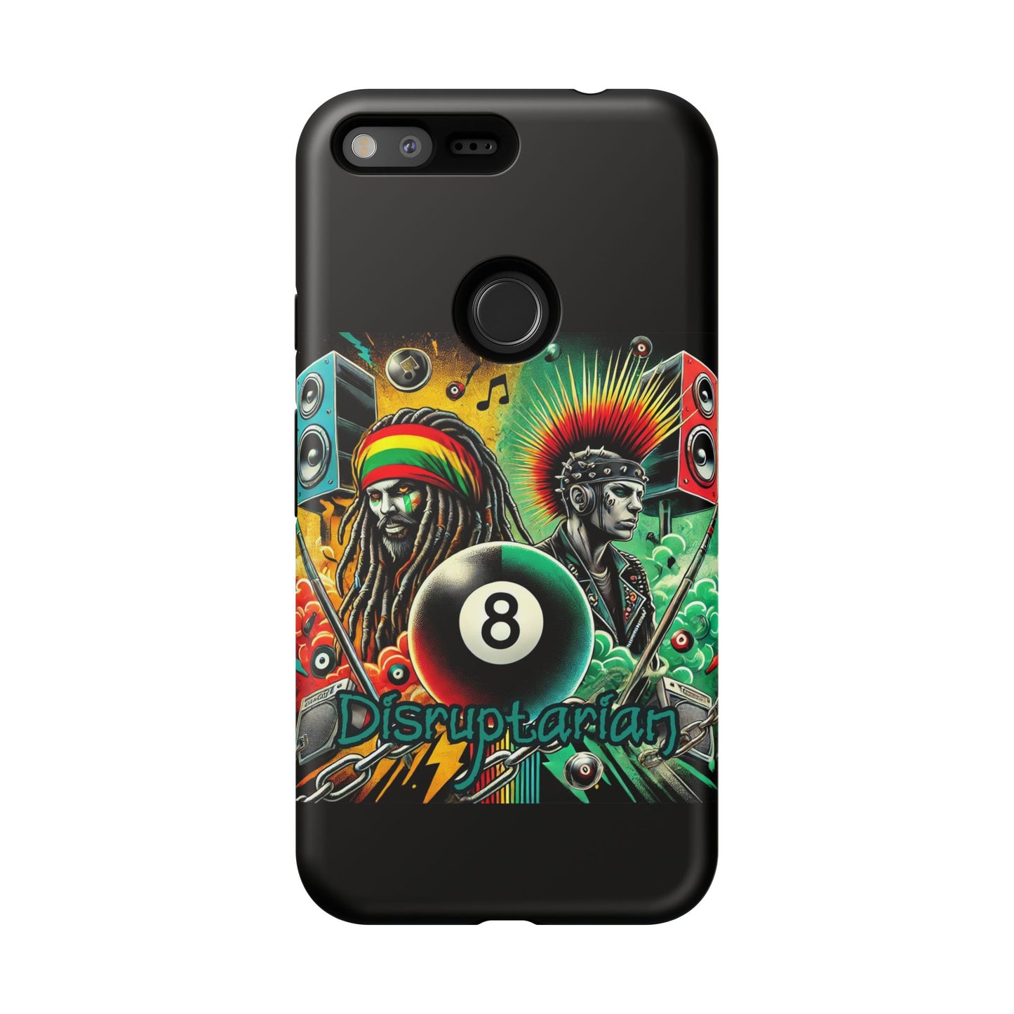 Reggae-Inspired Tough Phone Case - Disruptarian Design