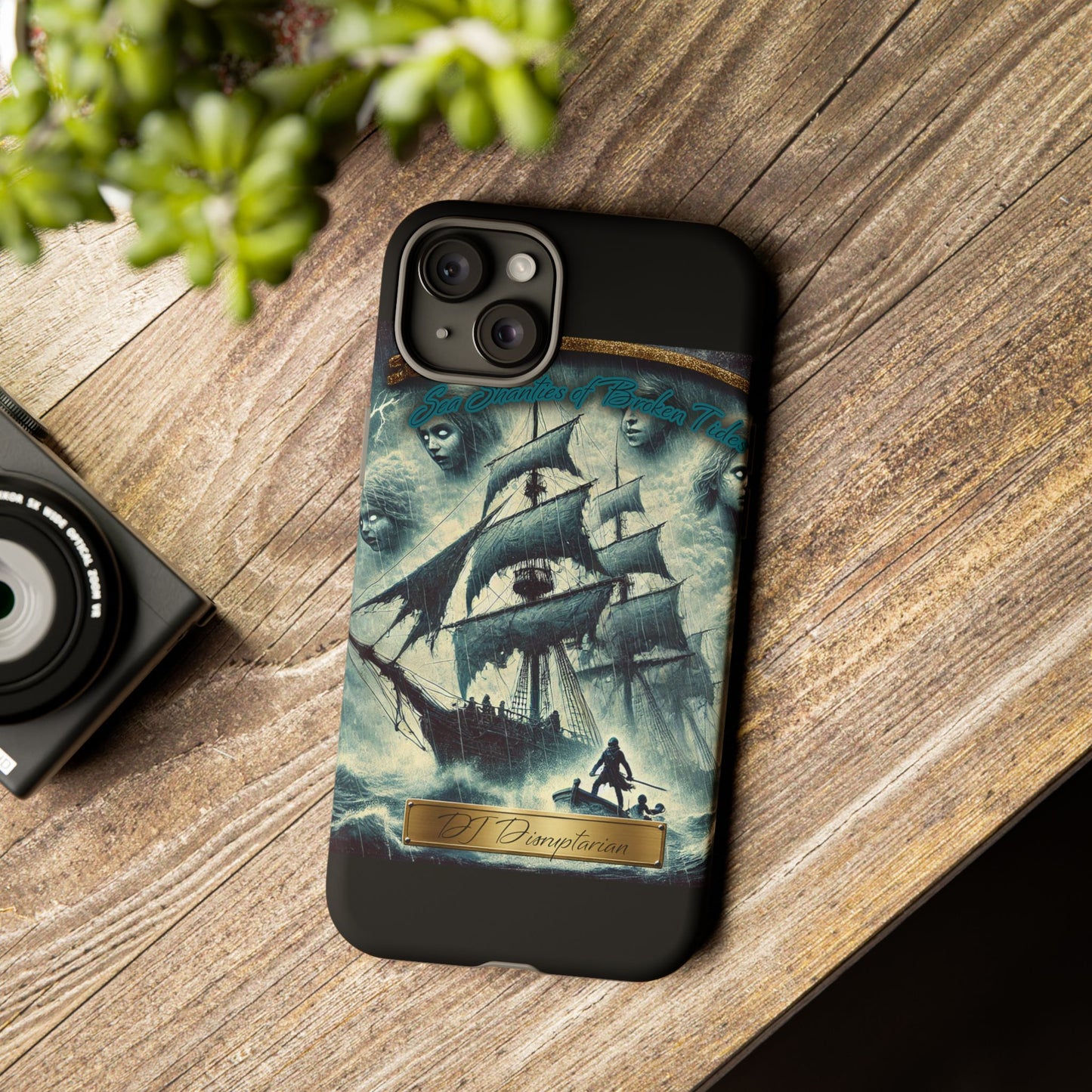 Phone Cases - DJ Disruptarian 'Sea Shanties of Broken Tides' Album Merch