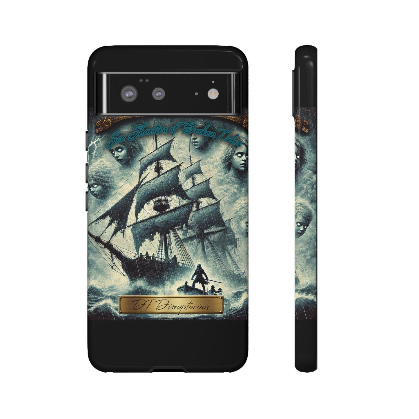 Phone Cases - DJ Disruptarian 'Sea Shanties of Broken Tides' Album Merch