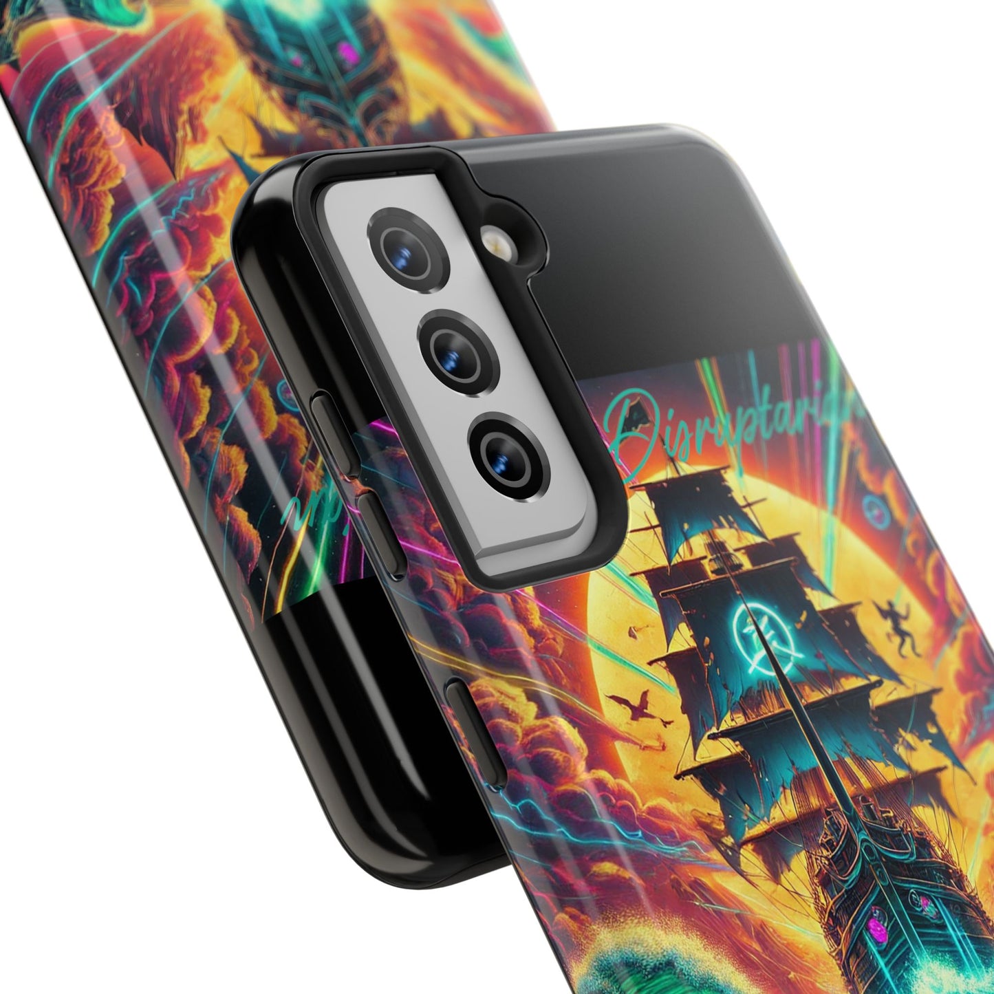 Phone Case - 'Where's The Map' DJ Disruptarian Album Pirate Ship Design