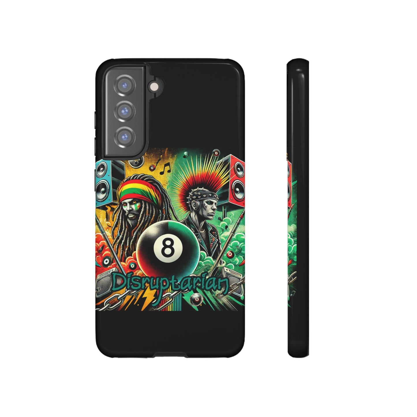 Reggae-Inspired Tough Phone Case - Disruptarian Design