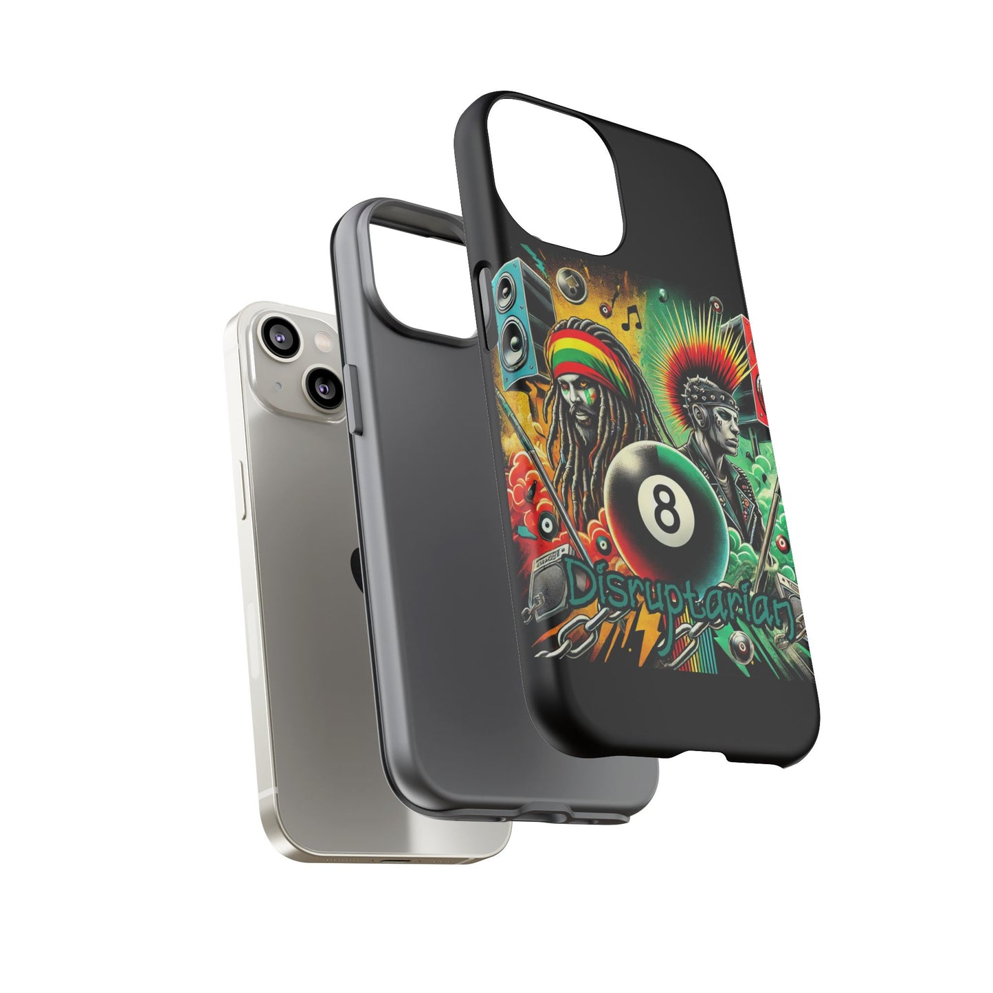 Reggae-Inspired Tough Phone Case - Disruptarian Design