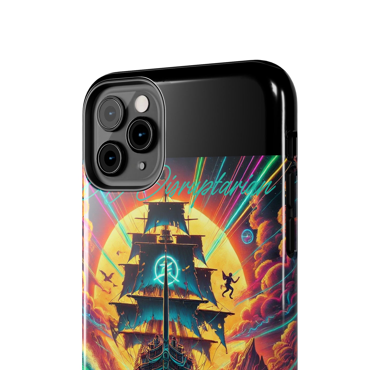 Phone Case - 'Where's The Map' DJ Disruptarian Album Pirate Ship Design