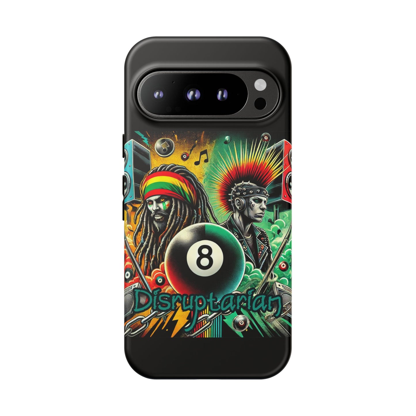 Reggae-Inspired Tough Phone Case - Disruptarian Design