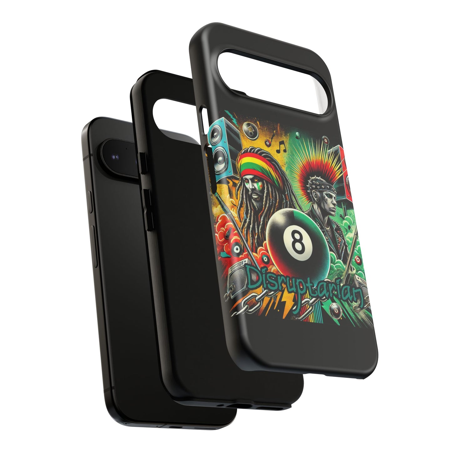 Reggae-Inspired Tough Phone Case - Disruptarian Design