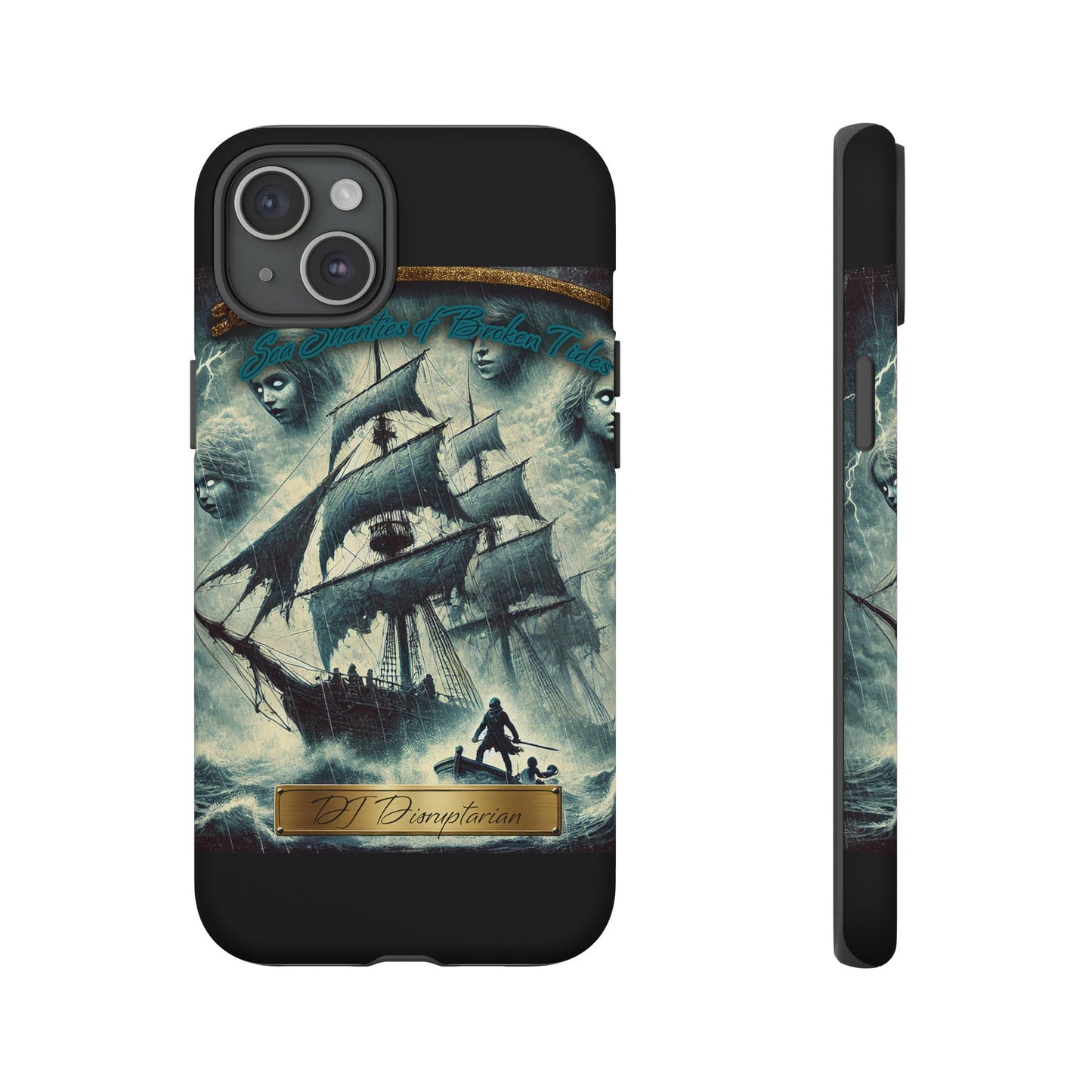 Phone Cases - DJ Disruptarian 'Sea Shanties of Broken Tides' Album Merch