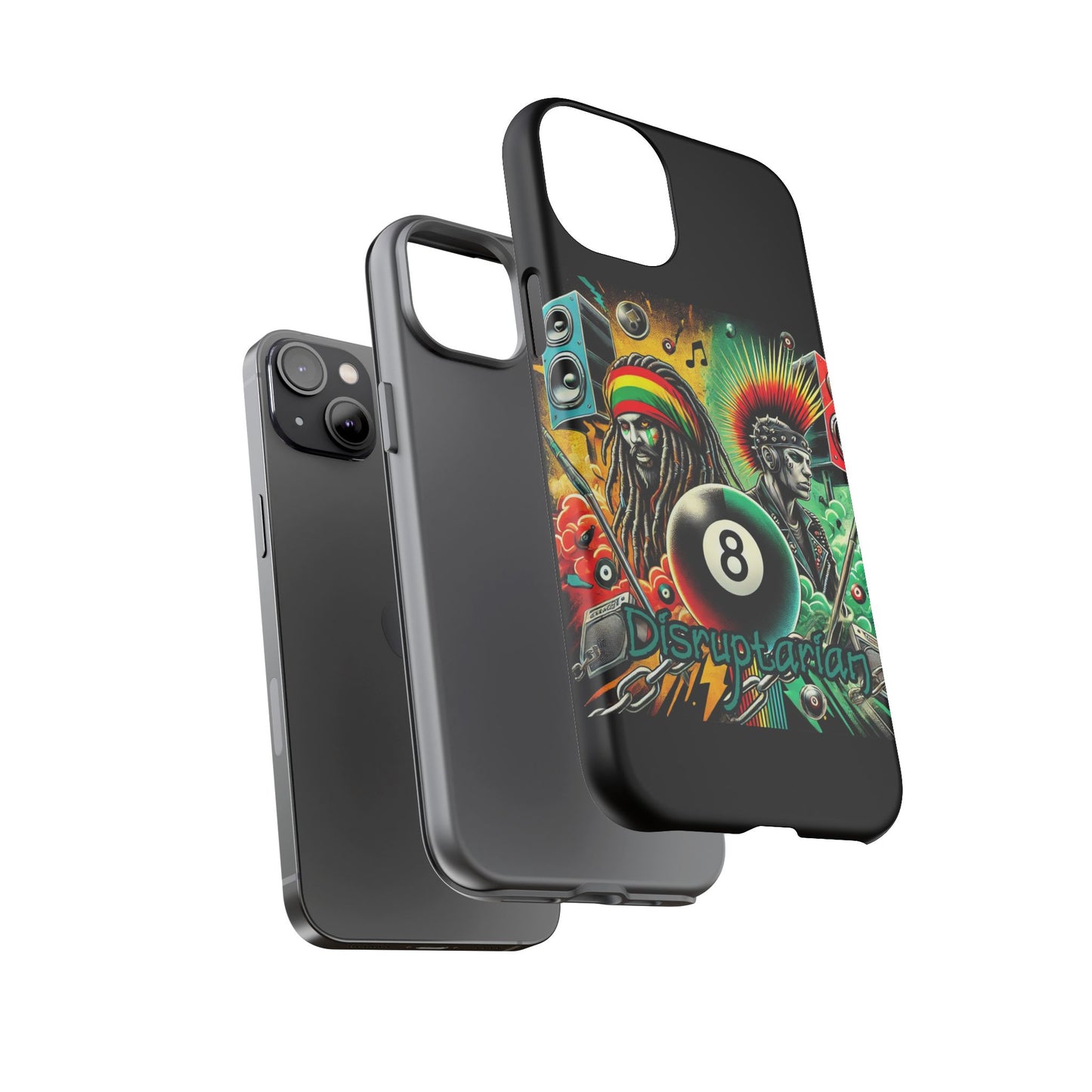 Reggae-Inspired Tough Phone Case - Disruptarian Design