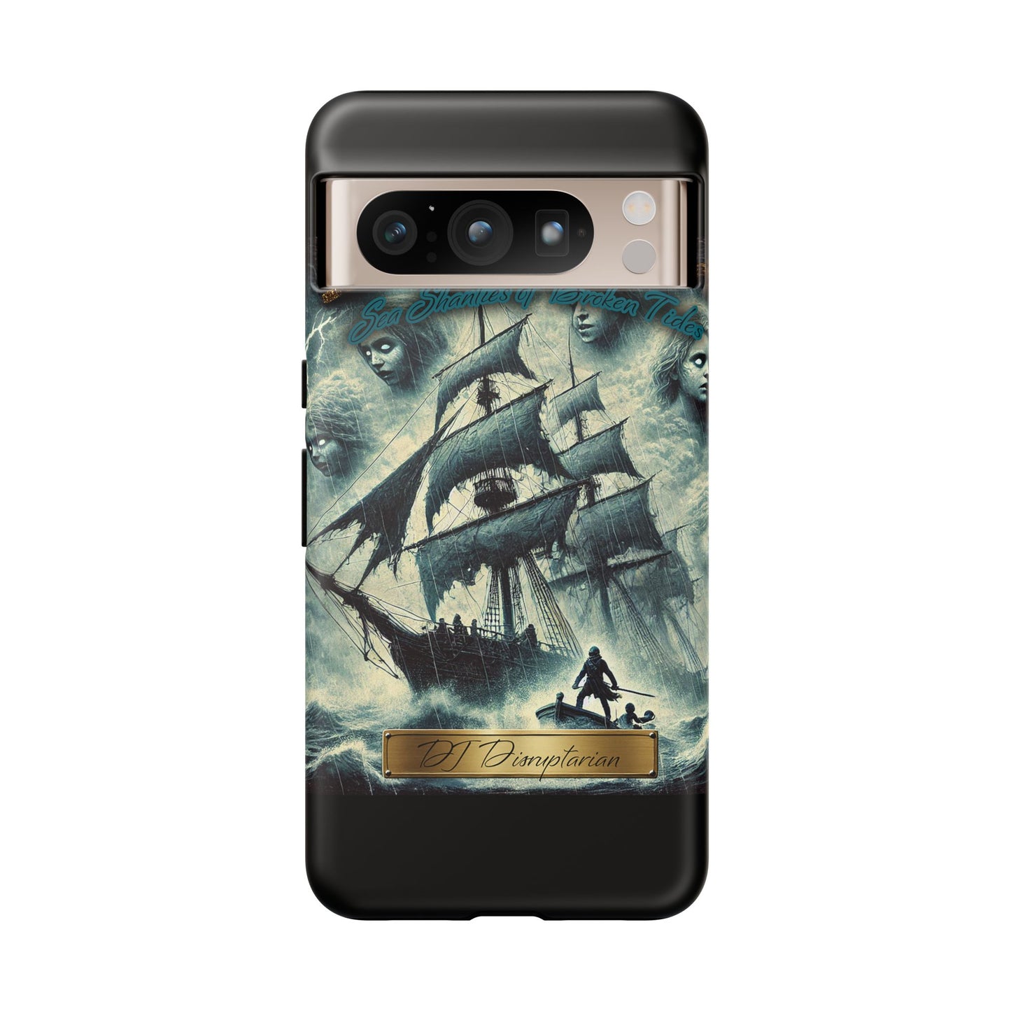 Phone Cases - DJ Disruptarian 'Sea Shanties of Broken Tides' Album Merch