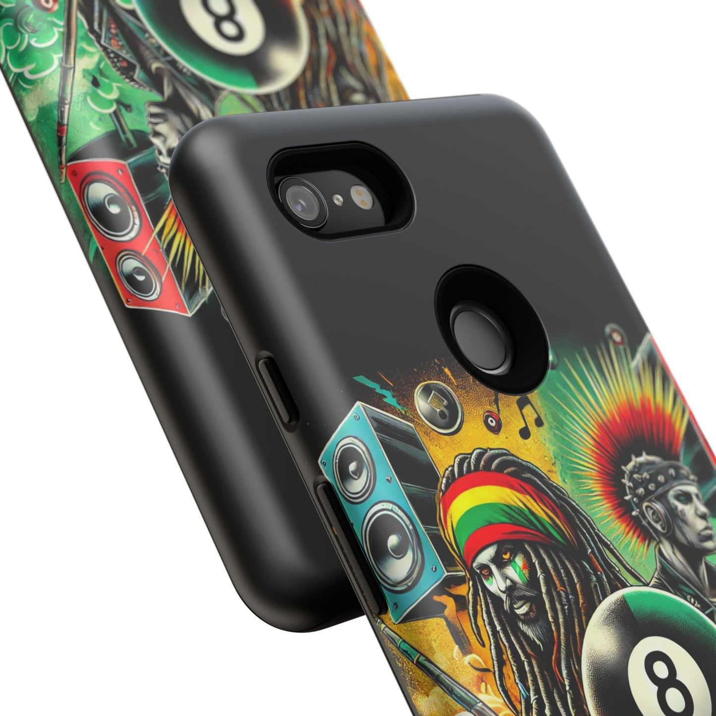 Reggae-Inspired Tough Phone Case - Disruptarian Design