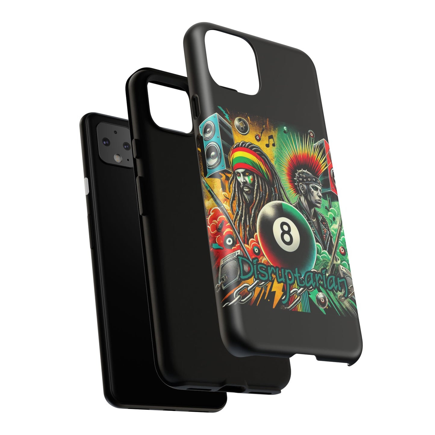 Reggae-Inspired Tough Phone Case - Disruptarian Design