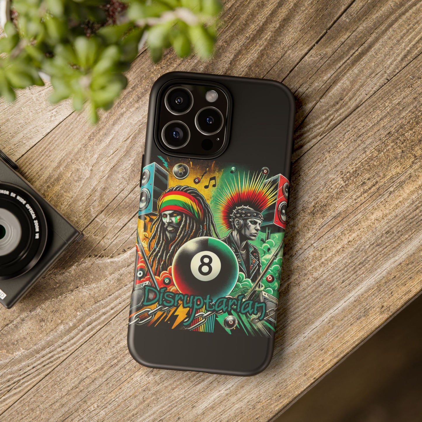 Reggae-Inspired Tough Phone Case - Disruptarian Design