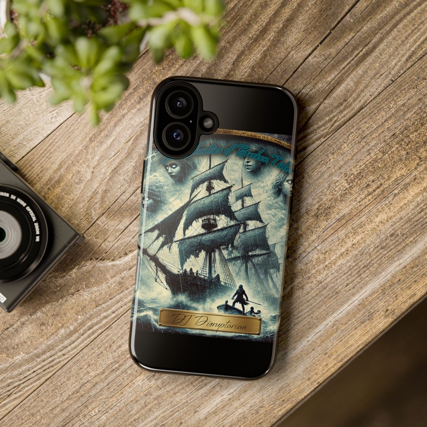 Phone Cases - DJ Disruptarian 'Sea Shanties of Broken Tides' Album Merch