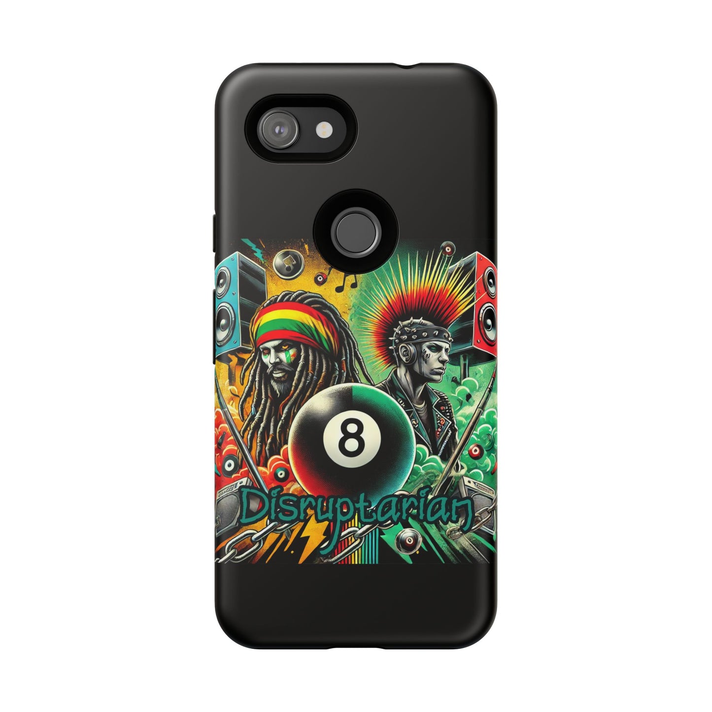 Reggae-Inspired Tough Phone Case - Disruptarian Design