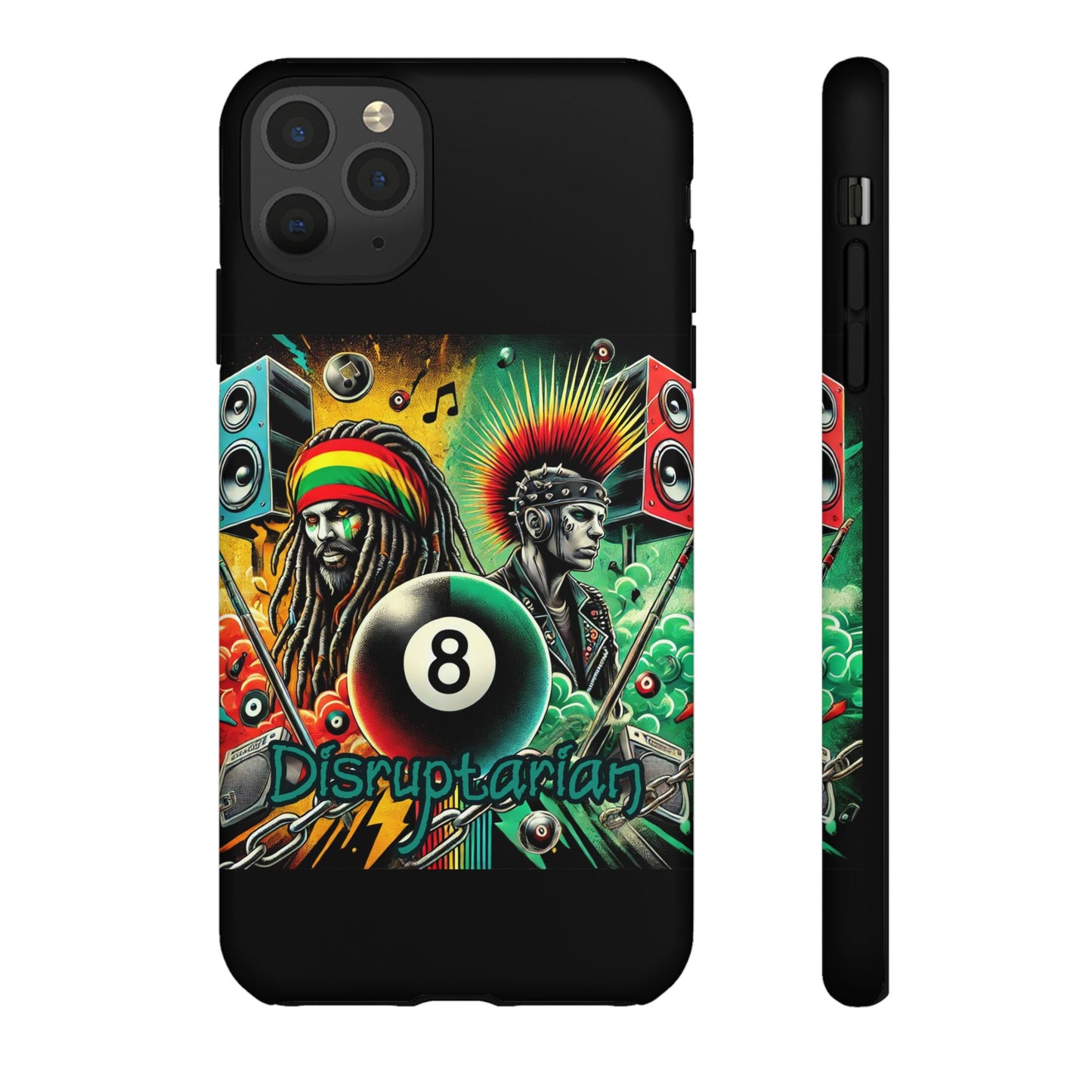 Reggae-Inspired Tough Phone Case - Disruptarian Design