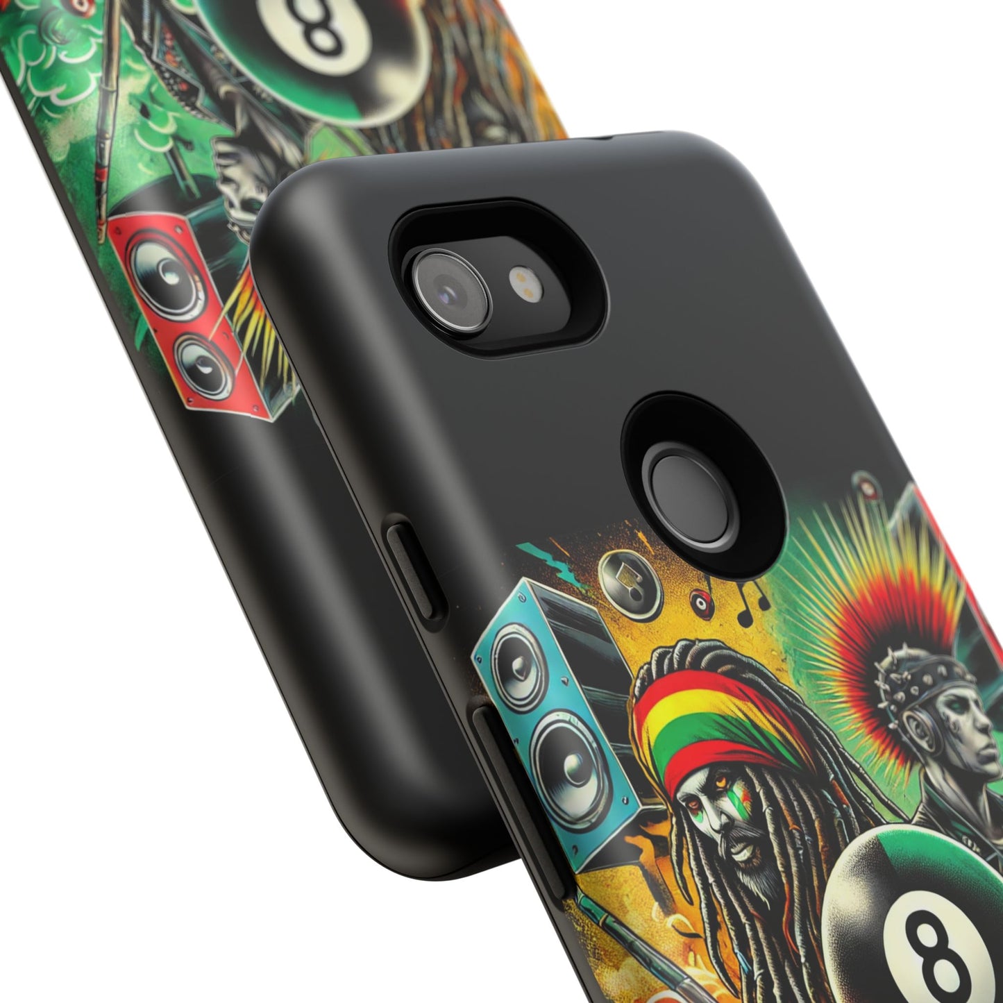 Reggae-Inspired Tough Phone Case - Disruptarian Design