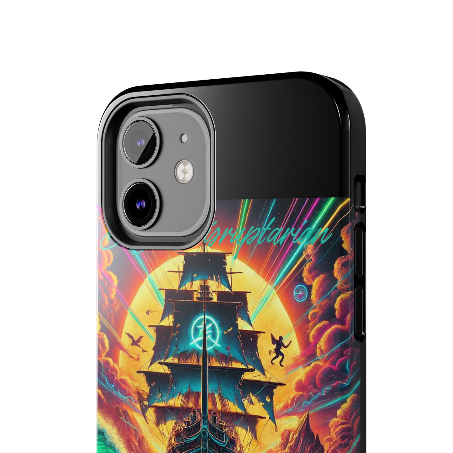 Phone Case - 'Where's The Map' DJ Disruptarian Album Pirate Ship Design