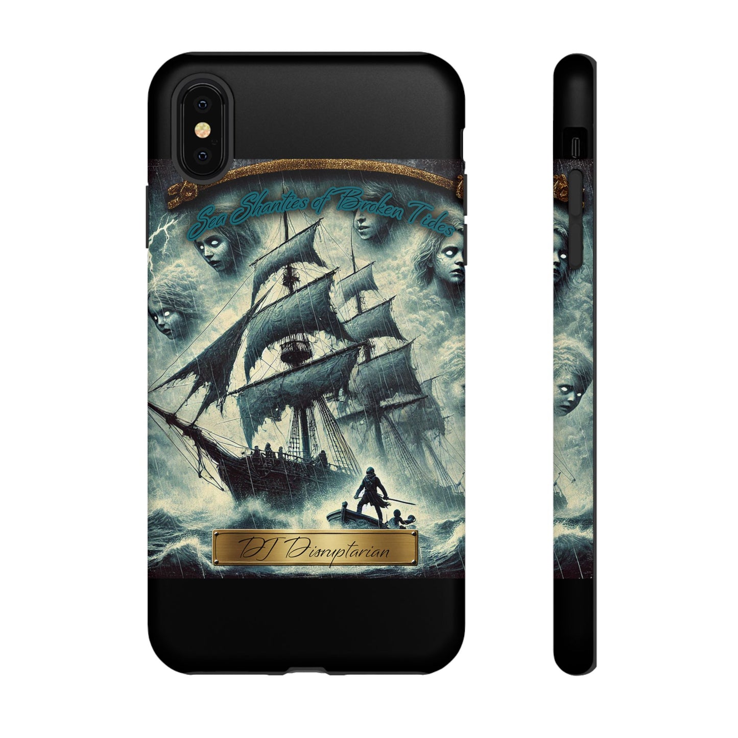 Phone Cases - DJ Disruptarian 'Sea Shanties of Broken Tides' Album Merch