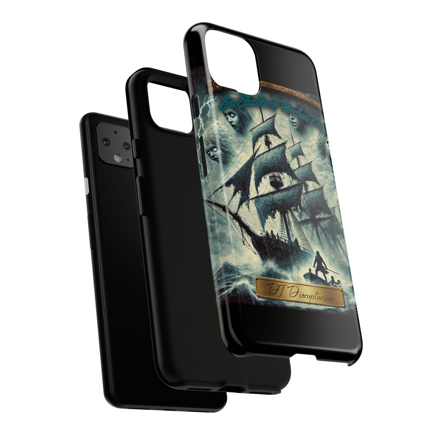 Phone Cases - DJ Disruptarian 'Sea Shanties of Broken Tides' Album Merch