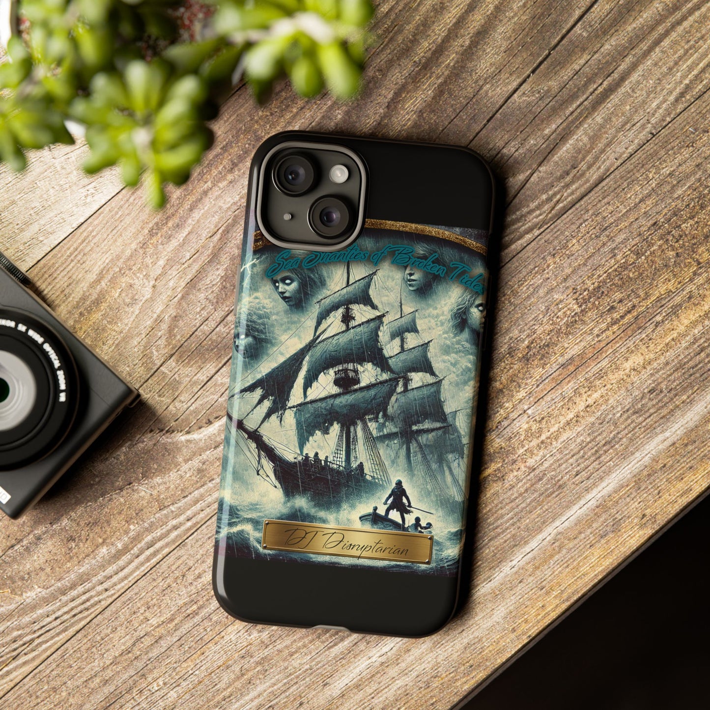 Phone Cases - DJ Disruptarian 'Sea Shanties of Broken Tides' Album Merch