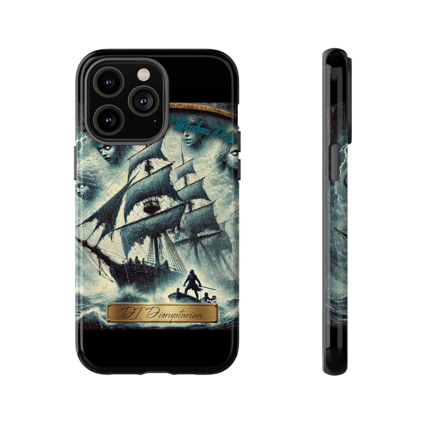 Phone Cases - DJ Disruptarian 'Sea Shanties of Broken Tides' Album Merch