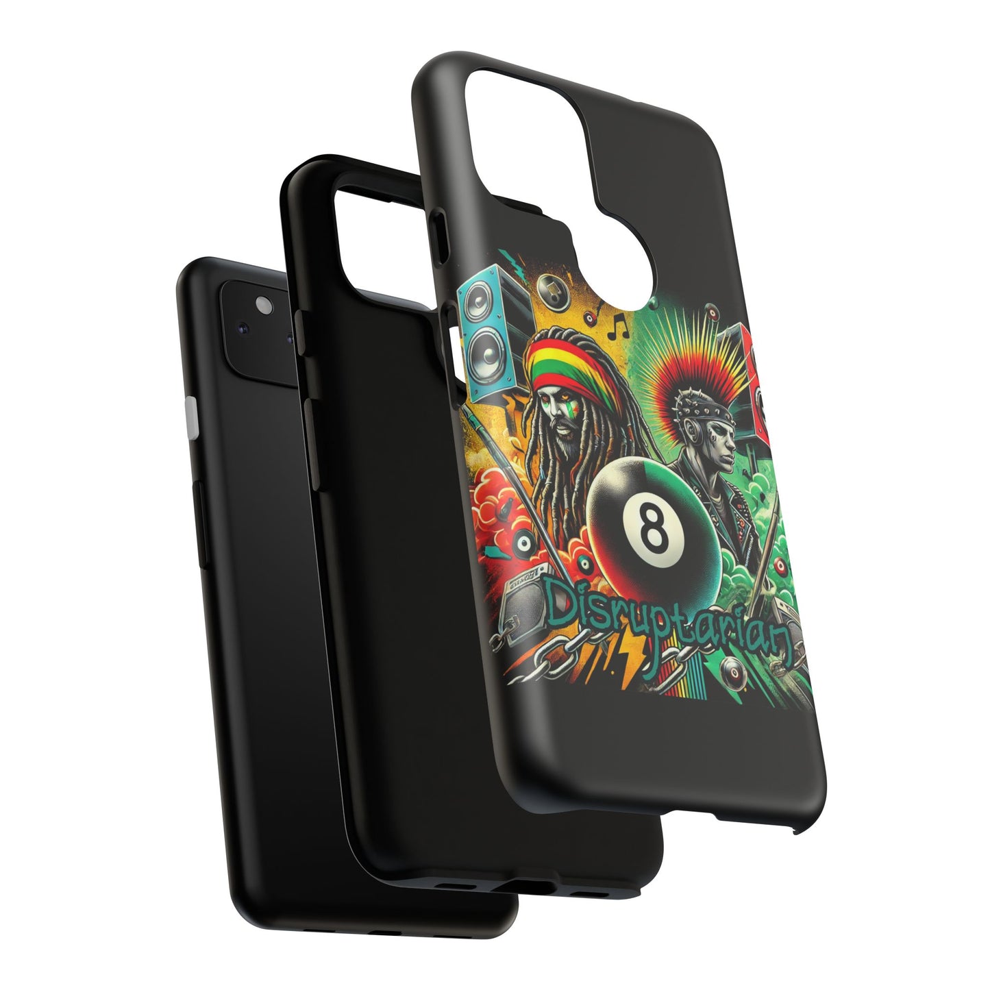 Reggae-Inspired Tough Phone Case - Disruptarian Design