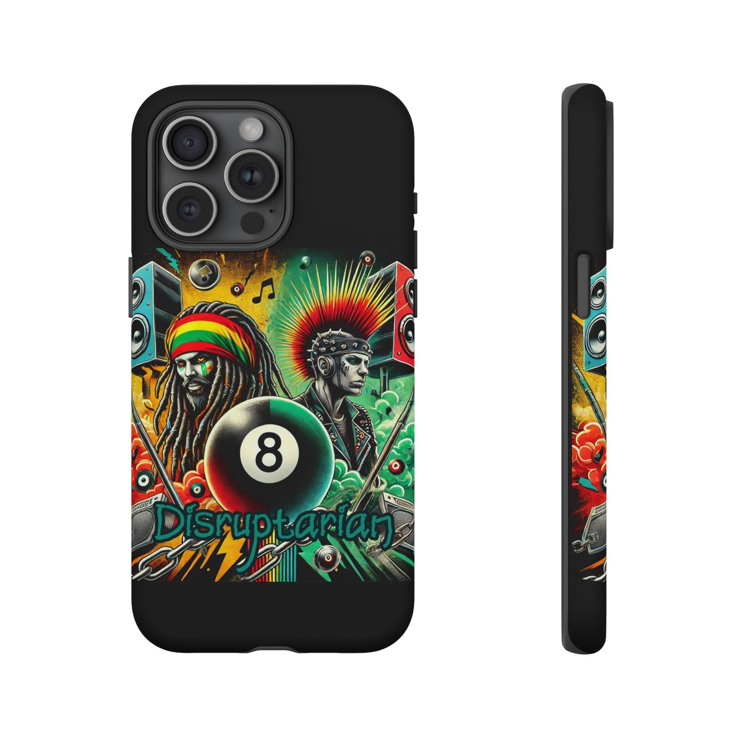 Reggae-Inspired Tough Phone Case - Disruptarian Design