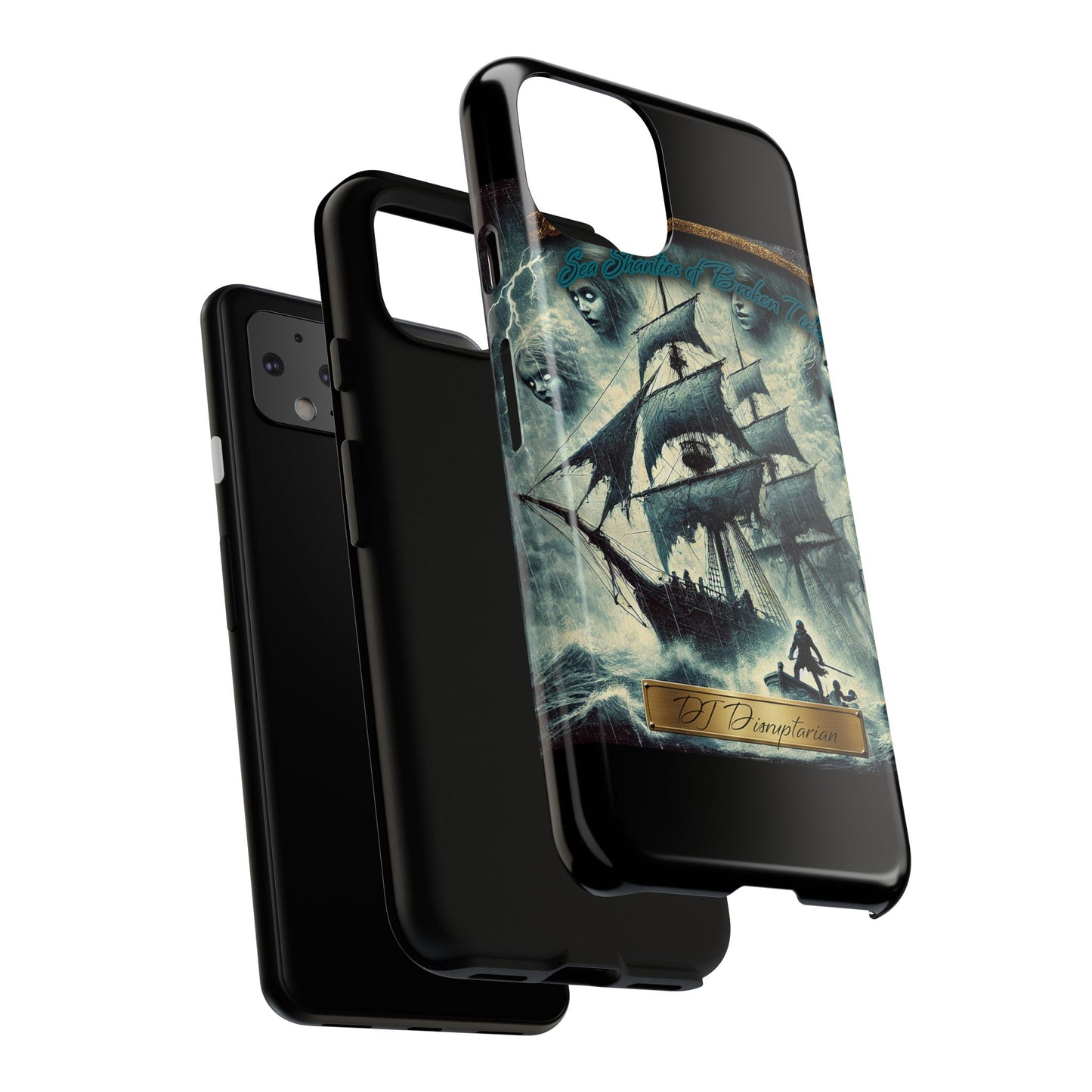 Phone Cases - DJ Disruptarian 'Sea Shanties of Broken Tides' Album Merch