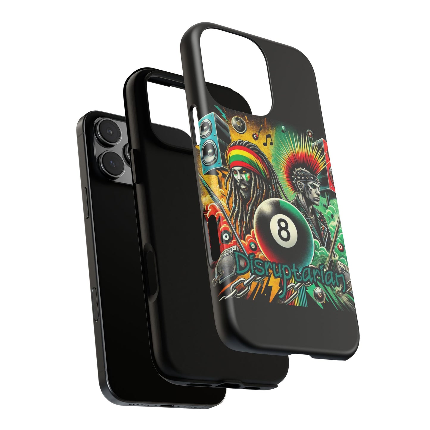 Reggae-Inspired Tough Phone Case - Disruptarian Design