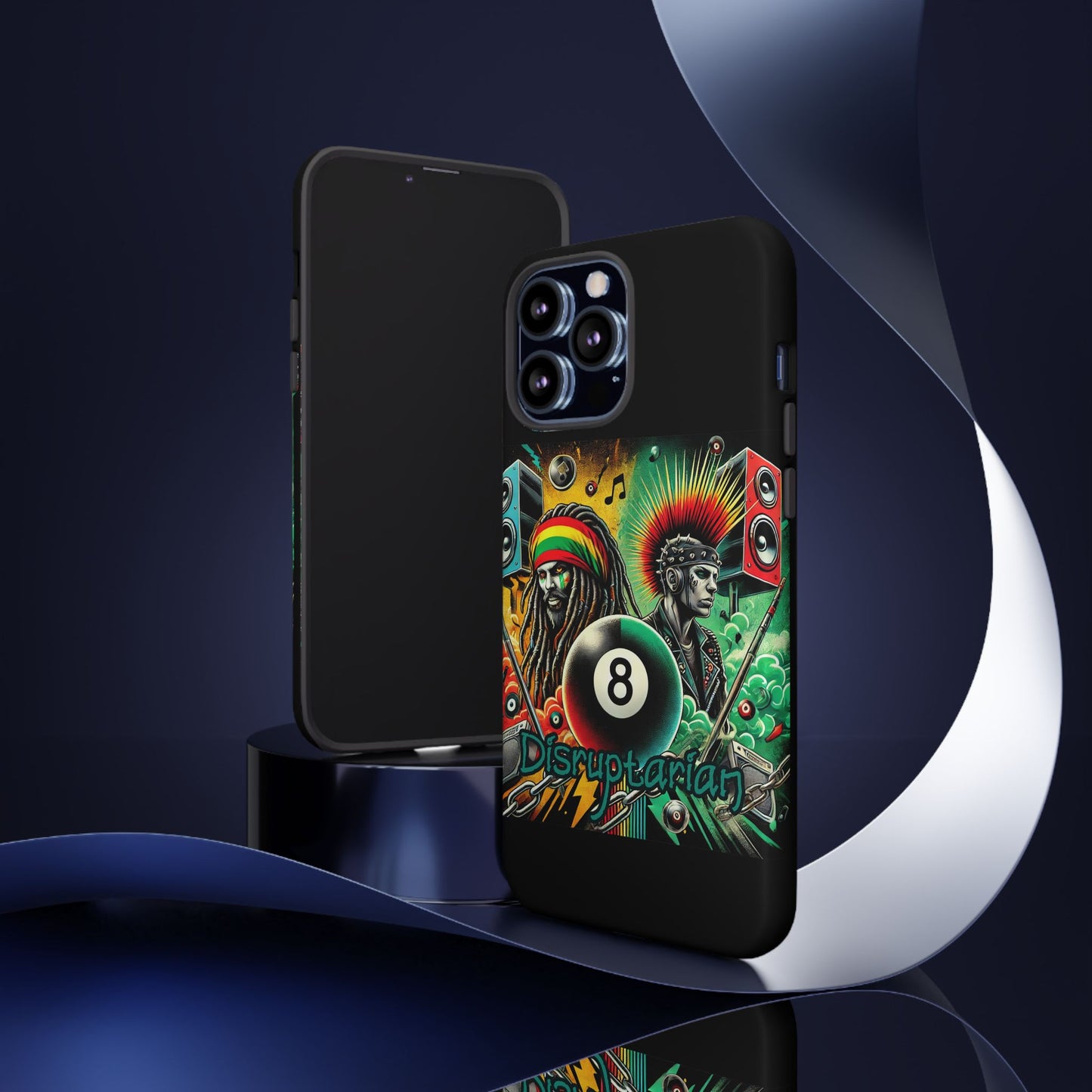 Reggae-Inspired Tough Phone Case - Disruptarian Design