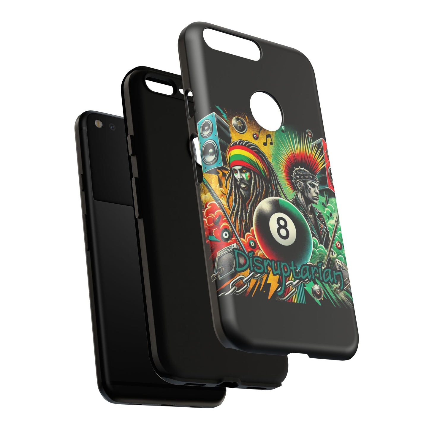 Reggae-Inspired Tough Phone Case - Disruptarian Design