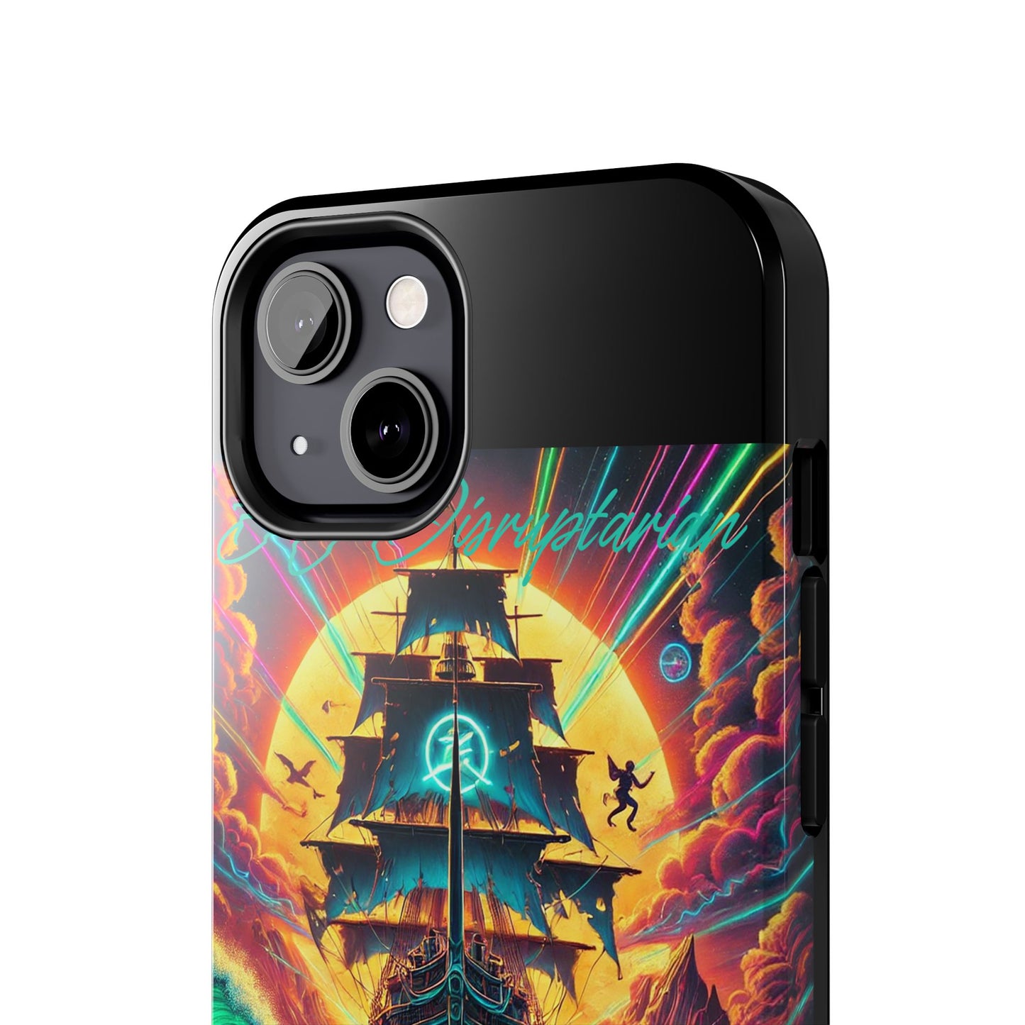 Phone Case - 'Where's The Map' DJ Disruptarian Album Pirate Ship Design