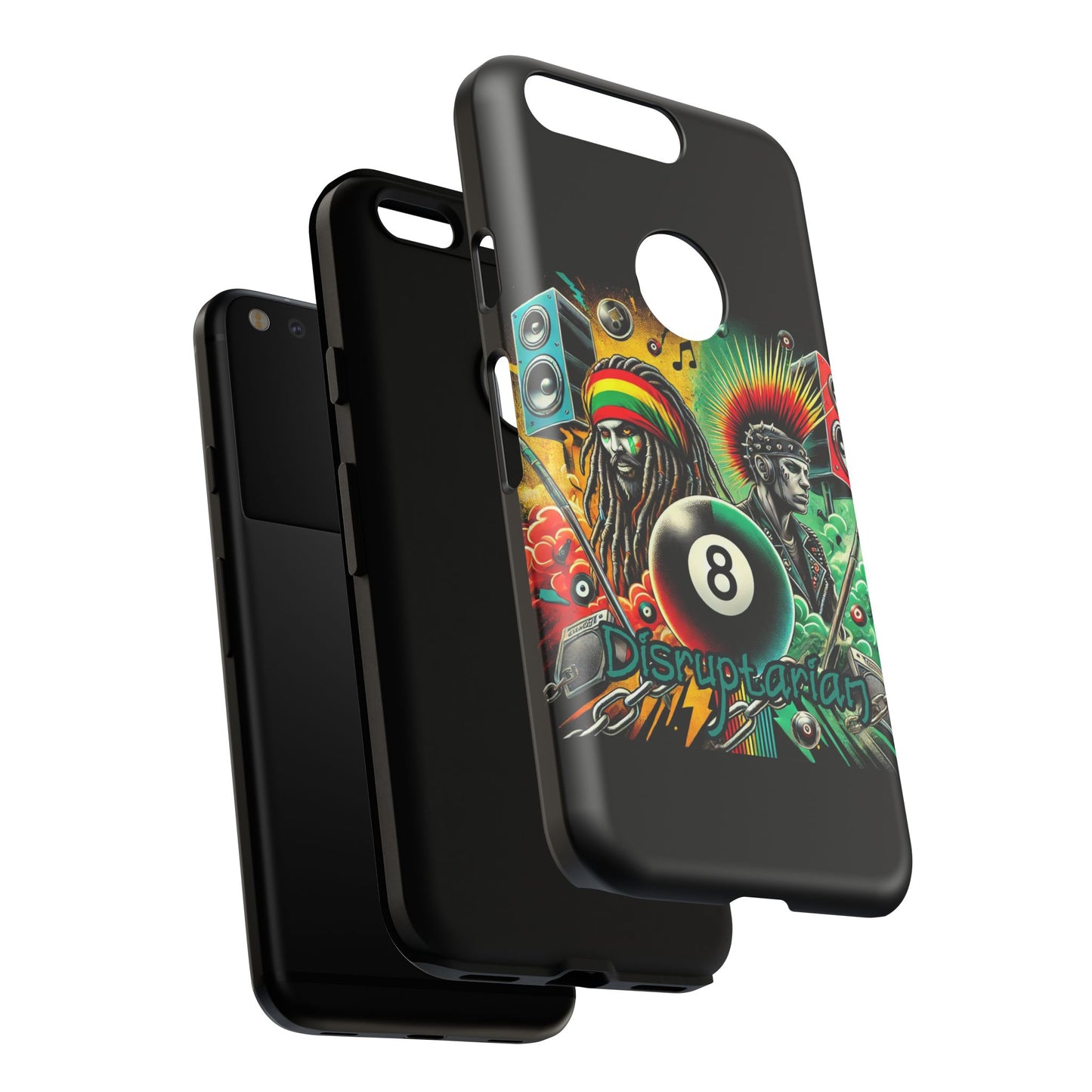 Reggae-Inspired Tough Phone Case - Disruptarian Design