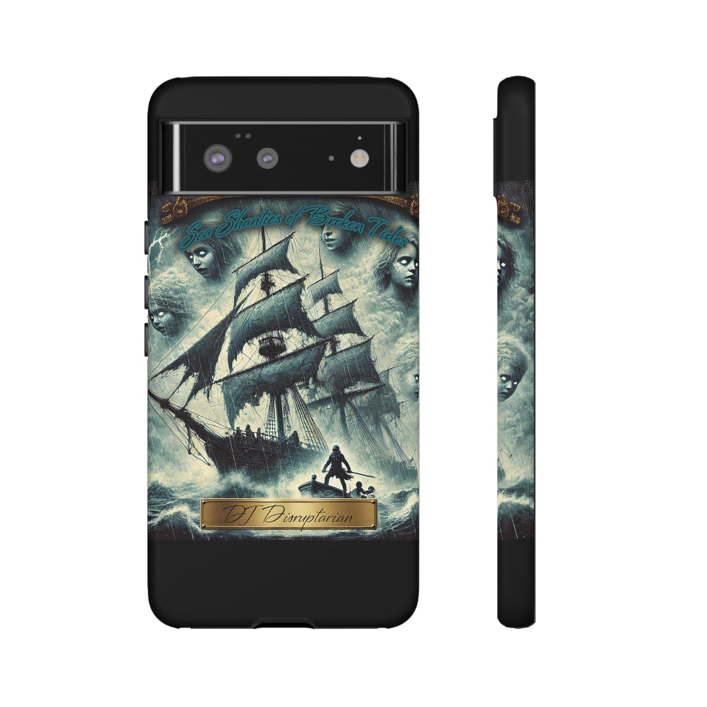 Phone Cases - DJ Disruptarian 'Sea Shanties of Broken Tides' Album Merch