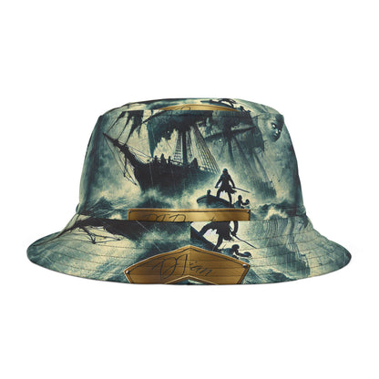 Bucket Hat - Pirate Ship Sea Shanties Album Cover Design